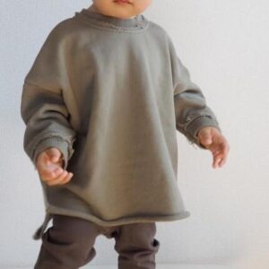 Asymmetrical cut sweatshirt